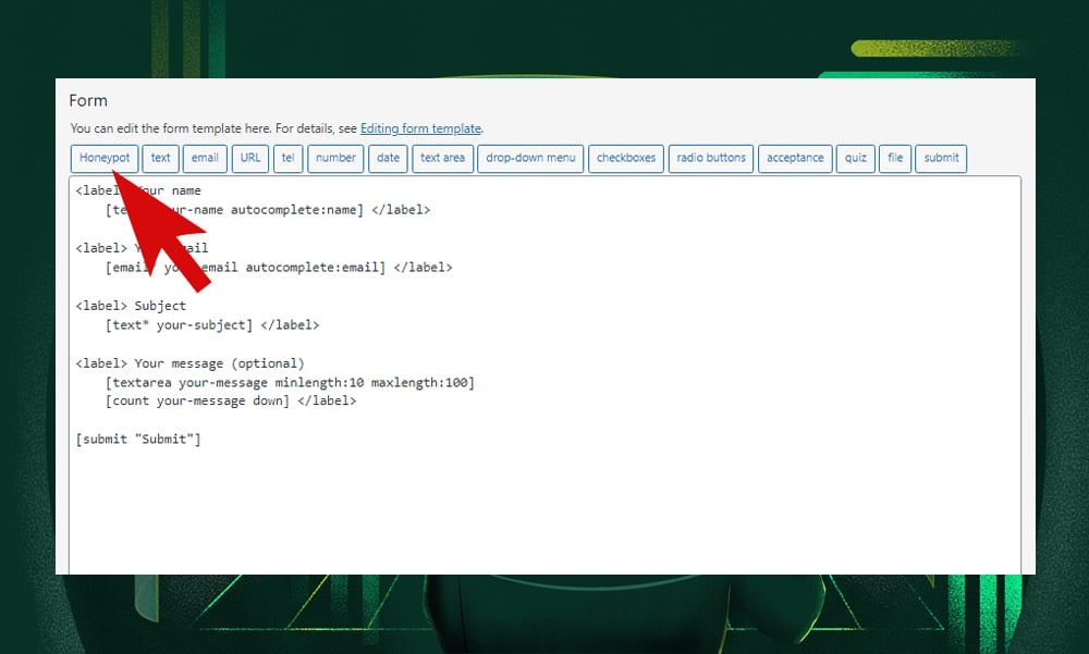 Contact Form 7 Honeypot