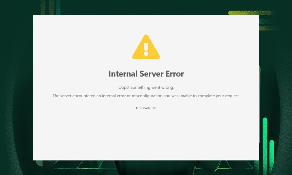 WordPress Internal Server Error