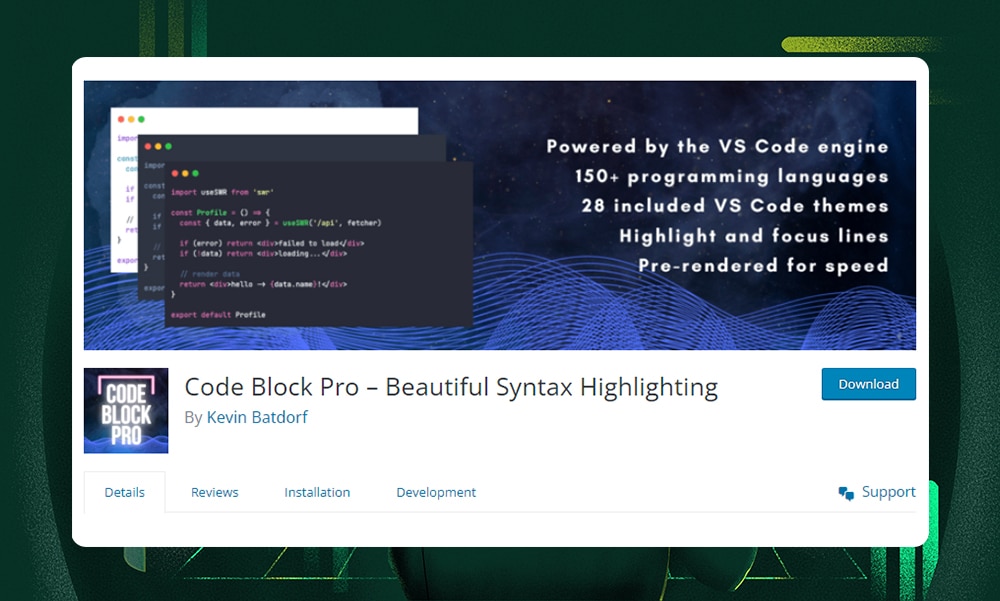 Code Block Pro