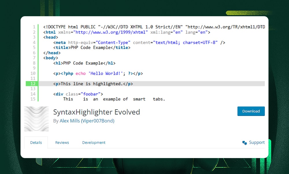 SyntaxHighlighter Evolved