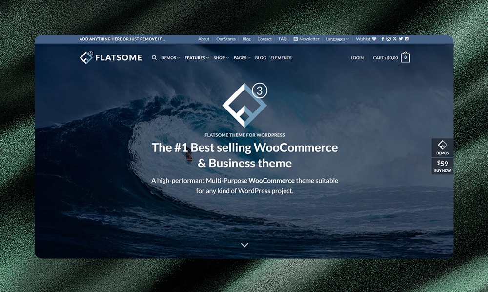 Flatsome homepage
