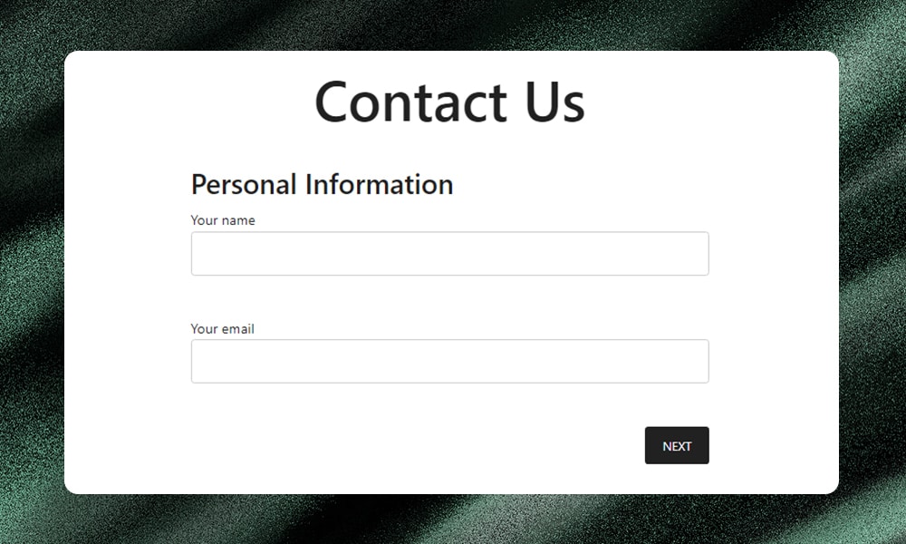 contact form 7 multi-step form 1