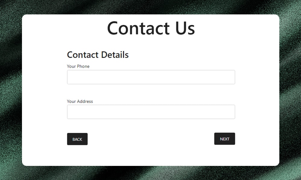 contact form 7 multi-step form 2