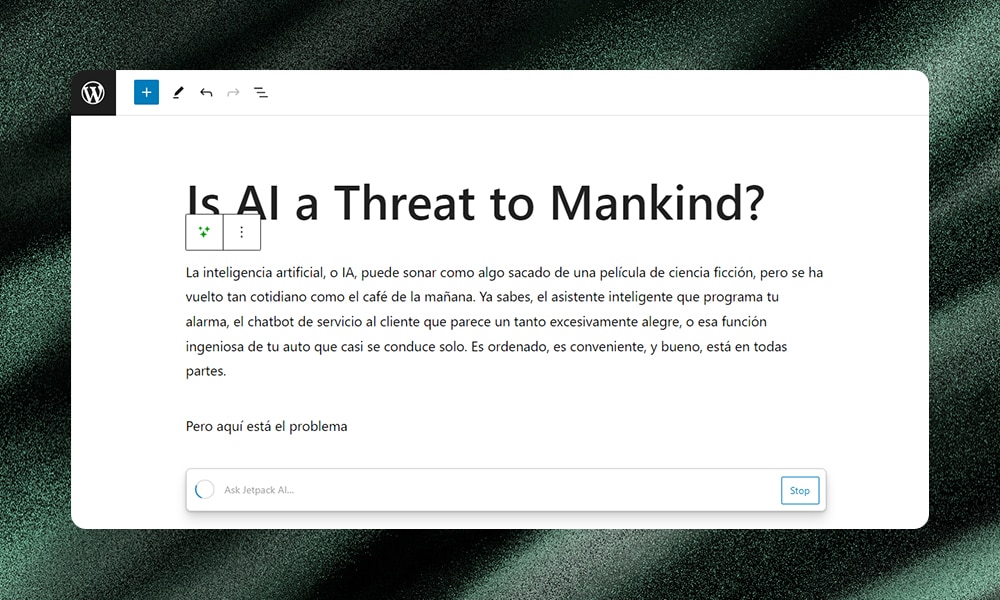 Jetpack AI translation